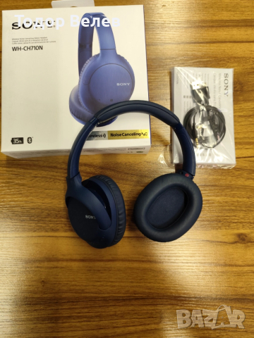 Безжични слушалки Sony - WH-CH720 - сини, снимка 3 - Bluetooth слушалки - 52814869
