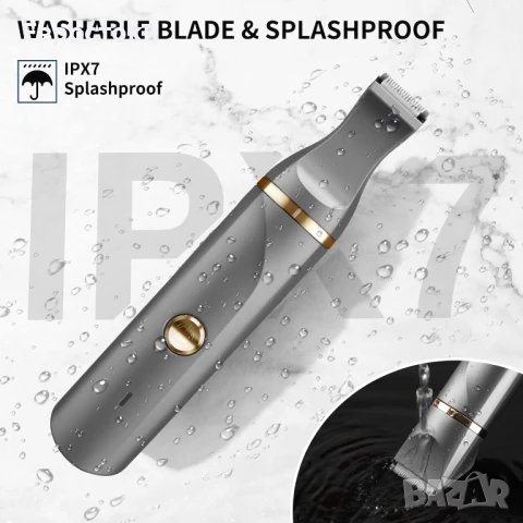 AREYZIN CBG-BG220 Акумулаторен тример за обезкосмяване по тялото за жени и мъже, снимка 3 - Тримери - 50841163