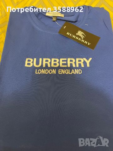 Мъжка тениска Burberry размер ХХЛ, снимка 2 - Тениски - 46418556