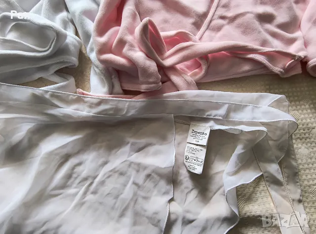  Топ с прегръщане и дълги ръкави 8 години и пола Repetto, снимка 3 - Художествена гимнастика - 50162464