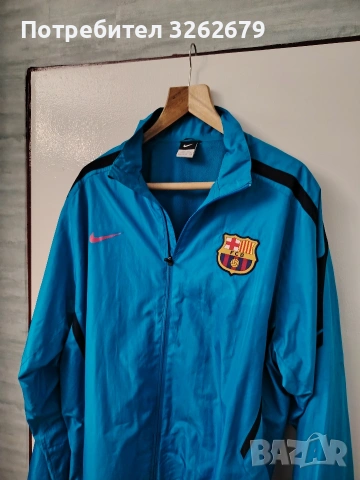 Nike Barcelona 2009 оригинална ветровка размер xxl, снимка 6 - Спортни дрехи, екипи - 53413340