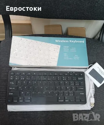 Безжична клавиатура СС, акумулаторна Bluetooth клавиатура за iOS/ Windows/ Android, ултра тънък диза, снимка 10 - Клавиатури и мишки - 49969386