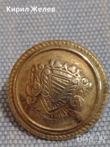 Старо рядко метално копче от мъжко сако за КОЛЕКЦИЯ ДЕКОРАЦИЯ 44925