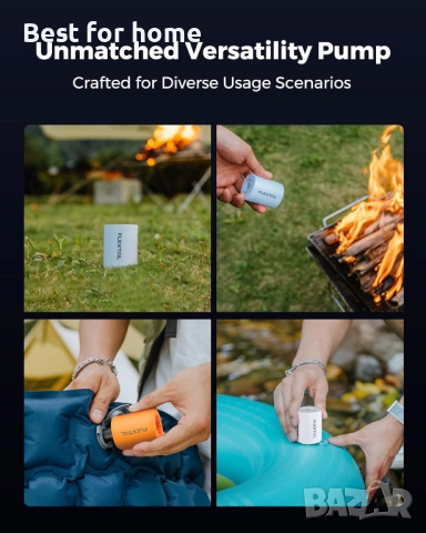 FLEXTAILGEAR  Преносима електрическа въздушна помпа с 5 дюзи, снимка 7 - Друга електроника - 51867166