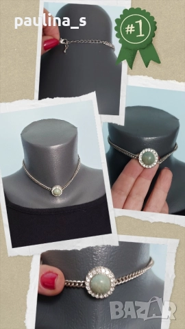 Пет различни броя / Колиета Parfois и унисекс ланец от медицинска стомана / Панцер, снимка 15 - Колиета, медальони, синджири - 52373370