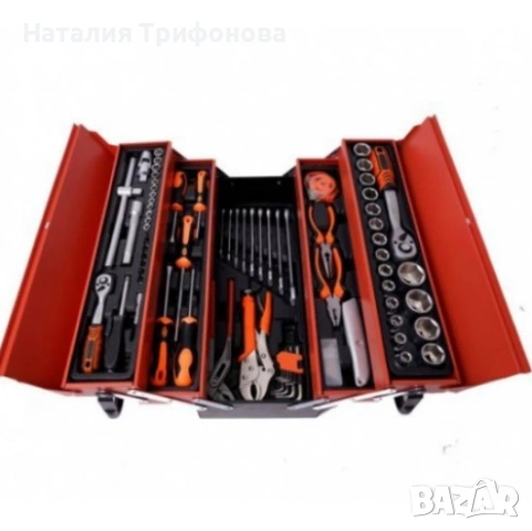 Комплект инструменти 147 бр. в метален куфар, снимка 2 - Други инструменти - 54100222