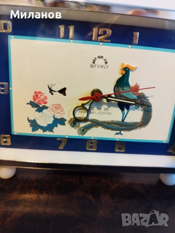 Стар анимиран будилник, настолен часовник, снимка 4 - Антикварни и старинни предмети - 53900866