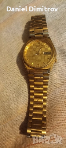 позлатен луксозен Сейко 5, снимка 5 - Мъжки - 53203337