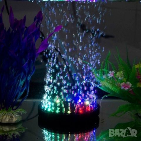 Водоустойчива LED лампа с режим за въздушни мехурчета за аквариум с рибки. Лампата е напълно водоуст, снимка 4 - Лед осветление - 45789364