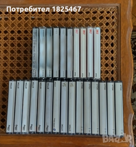 Лот 25 аудио касети хром TDK SONY FUJI
