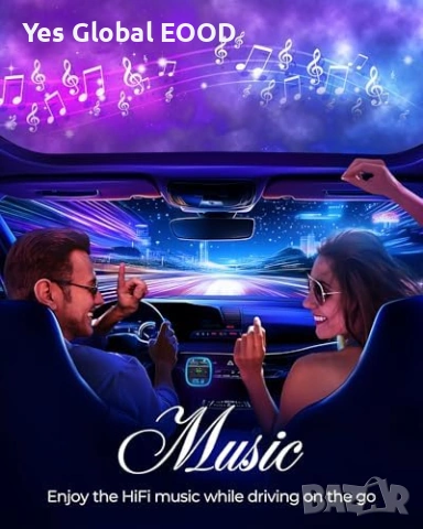 LENCENT Bluetooth FM трансмитер с 2 USB, снимка 2 - Друга електроника - 53616005