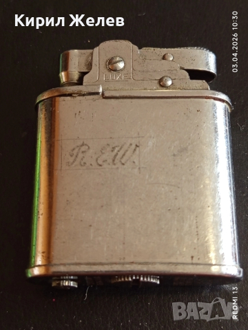 Винтидж метална бензинова запалка LUXE за КОЛЕКЦИОНЕРИ 54494