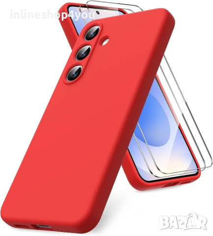 Матов Силиконов Кейс за Samsung Galaxy S25+ Plus, снимка 4 - Калъфи, кейсове - 52647506