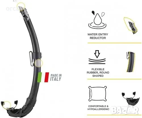 Италиански комплект маска за гмуркане с шнорхел Cressi Snorkeling Combo Adult Made in Italy, снимка 6 - Такъми - 46837567