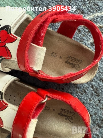 Бяло- Нови Сандалки 24-25 номер, снимка 3 - Детски сандали и чехли - 54036979