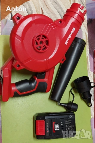 Акумулаторна въздуходувка Einhell TE-CB 18/180 Li-Solo Power X-Change, снимка 2 - Други инструменти - 53050764