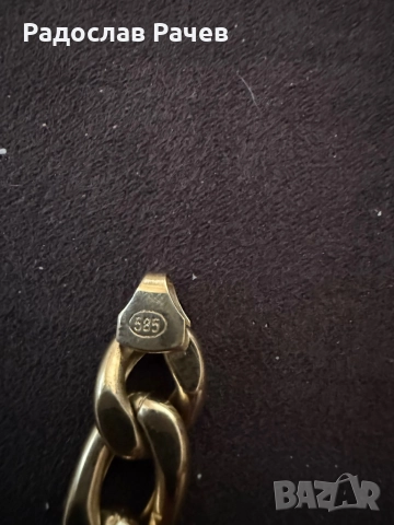 Мъжка златна гривна, снимка 4 - Гривни - 52412955