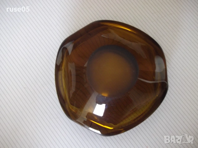 Пепелник стъклен от соца, снимка 4 - Колекции - 54258310