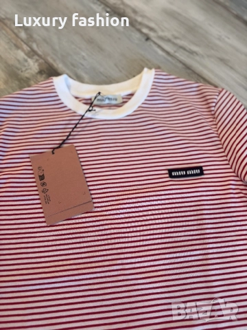 Дамска тениска miu miu, снимка 2 - Тениски - 52464096