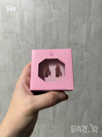 Обеци Swarovski Matrix Rose