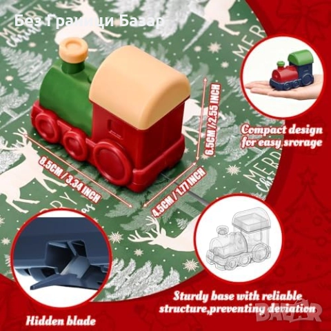 Нов Комплект резачки за коледна хартия 2 броя за лесно и точно рязане, снимка 4 - Декорация за дома - 52469945