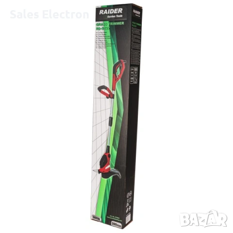 Нова с гаранция Raider 075563 Косачка-тример 600W 300mm RD-GT27, снимка 3 - Градинска техника - 54196609