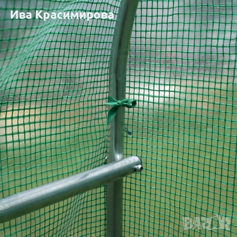 Резервно покривало за оранжерия 3×2×2м Армирано UV , с цип и прозорец, снимка 6 - Оранжерии - 53399752