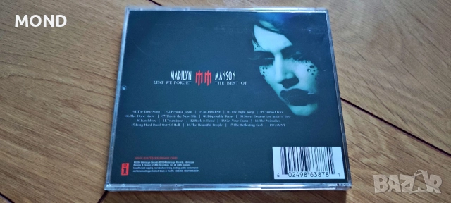 Marilyn Manson - Lest We Forget: The Best Of (CD), снимка 4 - CD дискове - 52857313