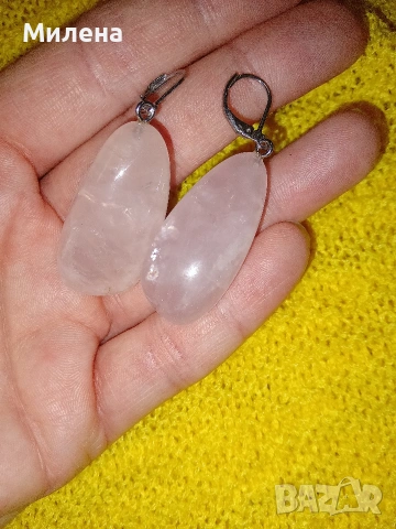 обеци полускъпоценни камъни 