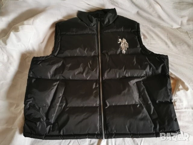  us polo big pony термо елек ватирано яке купено от USA черно или свeтлo, снимка 2 - Якета - 53064041