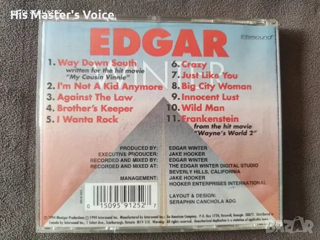 Edgar Winter - Not A Kid Anymore CD 1994, снимка 2 - CD дискове - 48339673