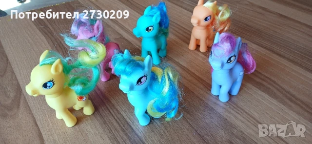 MY LITTLE PONY ЛОТ Понита 6 броя Играчки за Момиче, снимка 6 - Плюшени играчки - 51309383