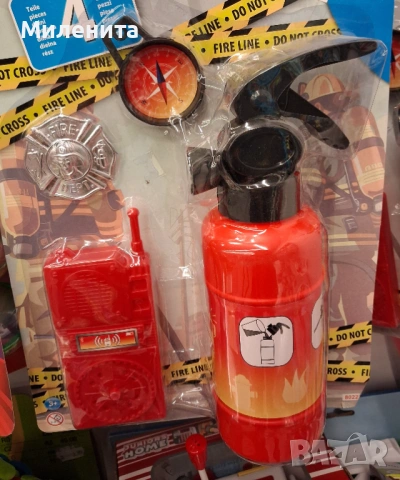 Нов детски пожарникарски комплект 