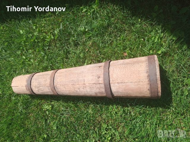 Стара дървена буталка за масло., снимка 5 - Антикварни и старинни предмети - 45681632