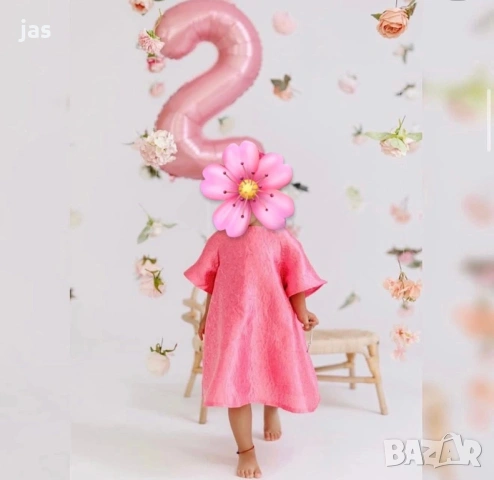 Детска рокля НМ 92 размер, снимка 3 - Бебешки рокли - 54013986