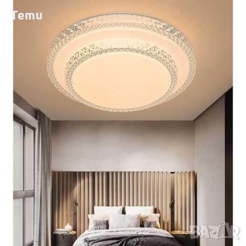 LED таванно осветление, плафон с 2 комбинации сменяща се светлина, 40 см, снимка 4 - Лампи за таван - 46426716