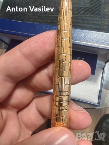 Златна писaлка 18к Waterman, снимка 2 - Антикварни и старинни предмети - 52059636