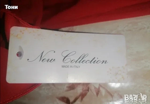 Нова Червена Рокля с Едно Рамо М, снимка 6 - Рокли - 53788791