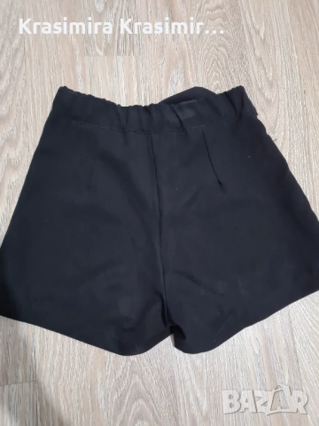 Дамски къси панталони ZUVA – черни, снимка 2 - Къси панталони и бермуди - 52823014