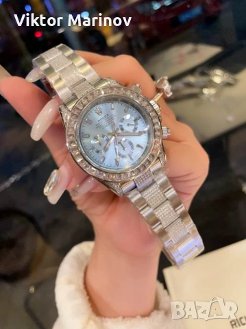 Rolex Daytona Style – Дамски часовник, Висок клас реплика, Диамантен безел