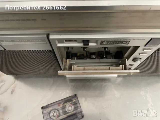 Радиокасетофон HITACHI , снимка 3 - Радиокасетофони, транзистори - 49603695