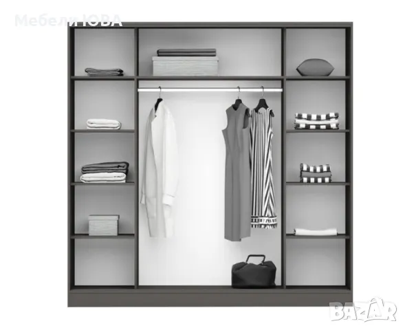 Гардероб Симона с опция за вградени чекмеджета, снимка 3 - Гардероби - 49893968