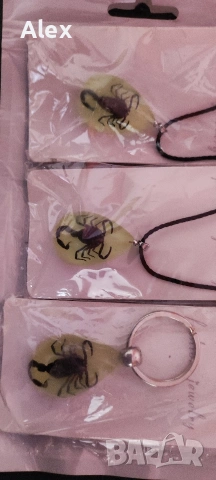 Ключодържател черен скорпион , снимка 6 - Арт сувенири - 53567276