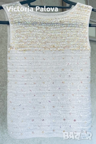 Красив потник с пайетки, снимка 7 - Корсети, бюстиета, топове - 50650389