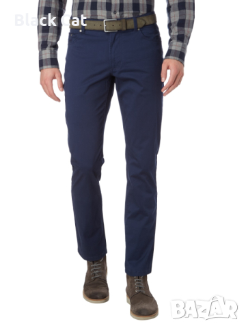 "Christian Berg" – елегантен марков син мъжки панталон, панталони, размер: W 38 – L 30, XL, снимка 11 - Панталони - 44956295