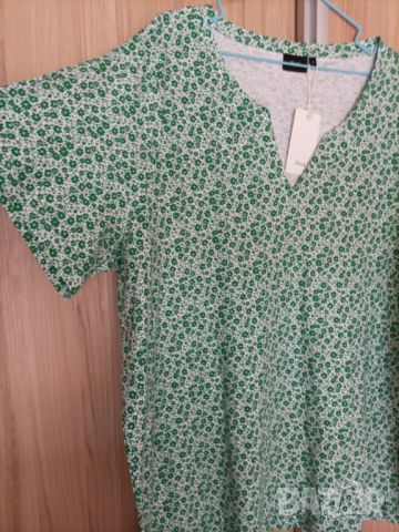 Макси нова флорална, памучна блуза/тениска , снимка 3 - Тениски - 45481612