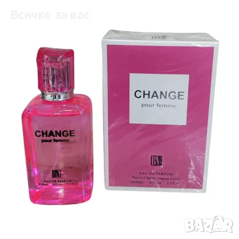 Дамски свеж парфюм CHANGE pour femme EDP, 100ml, снимка 3 - Дамски парфюми - 49596430