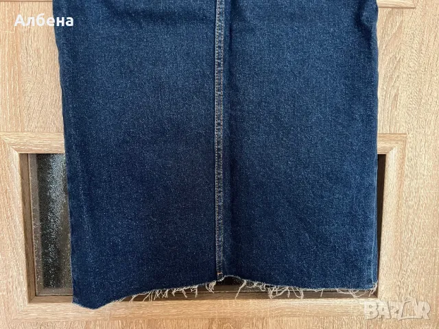 Дънкова Midi пола Zara, снимка 8 - Поли - 49667547