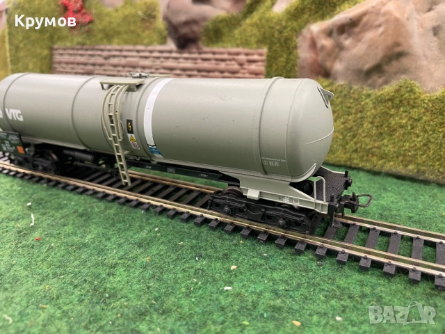 Вагон товарен цистерна 4-осен HO 1:87 влак ЖП модел, снимка 4 - Колекции - 53396277