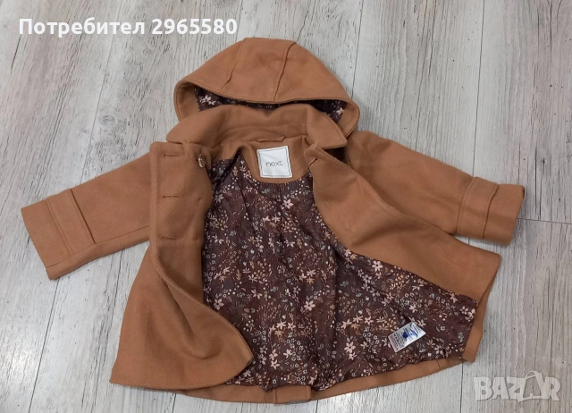 Пролетно Палтенце на NEXT за момиче, снимка 5 - Бебешки якета и елеци - 53292105